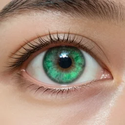 a bolt of lightning reflected in the enlarged pupil of a large green eye in extreme close up Henri Matisse