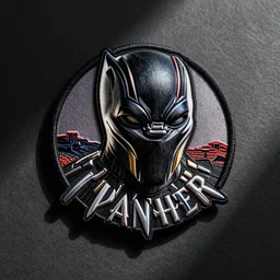 black panther patch