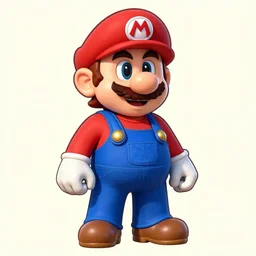 Mario in GTA art style