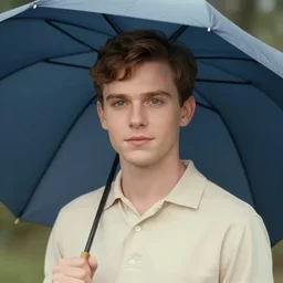 hero portrait shot from netflix show'the umbrella academy'done in 1 9 5 0's comics style, impressionistic, colorful, digital art, oil paintings, watercolor