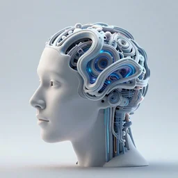my mind Neuromorphic merging with Artificial intelligence anamorphic optical illusion 4k highly detailed