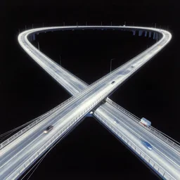 a wide glowing space highway, by noriyoshi, ohrai and richard corben and peter elson, highly detailed