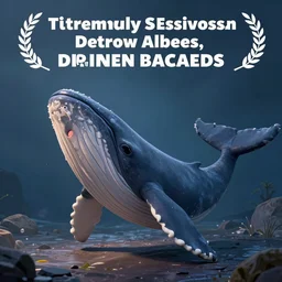 Extremely surprised whale | cartoon, funny