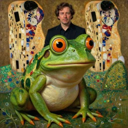 pepe the frog!!!!!! | by roberto ferri, by tom bagshaw, by j. c. leyendecker and klimt, american romanticism, artstation, cgsociety, highly detailed oil painting, very intricate, cinematic lighting, award - winning
