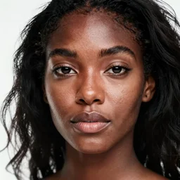 a photo of a black woman, lindsay adler photography, high contrast, highly detailed, dreamy, bright