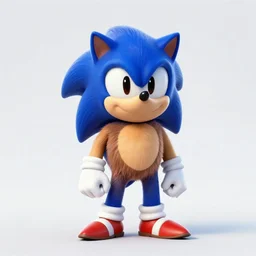a full body portrait of a new sonic character called capybara artwork by evan stanley, tyson hesee, ken penders, sega, trending on artstation, makoto shinkai, trending on pixiv fanbox, craig mullins