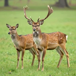 deer with 8 pack abs