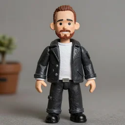 tracey cosplay eminem, stop motion vinyl action figure, plastic, toy, butcher billy style