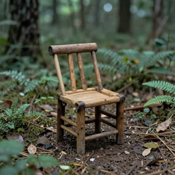 chair in the forest, 5 0 mm, by wenjun lin