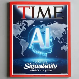 TIME magazine cover, the coming AI singularity, all these worlds are yours