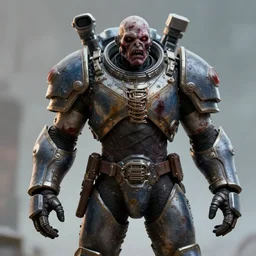 a zombie in spacemarine armor, 8 k, shallow depth of field, 8 k, ultra high detail, concept art,