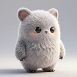 cute hairy creature, unreal engine, octane render, raytracing