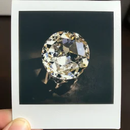 polaroid glass crystal in sunlight pictorialism, award winning