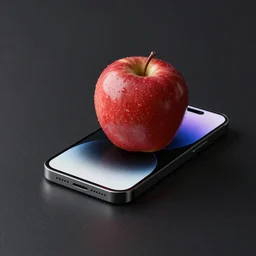 premium apple advert, on a black matte table, ultra detail, cinematic lighting, unreal rendered, 4k
