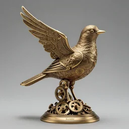 concept art, filigre!!!!!!!!!!! hollow!!!!!!!!!! bird figurine. detailed, elegant high quality, dynamic lighting, kaladesh, steampunk, cogs, fantasy. artwork by craig j spearing, greg rutknowski