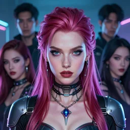a stunning portrait of triss merigold as a cyberpunk princess, digital art by frank frazetta and julie bell and artgerm and ross tran and angel ganev, close up portrait, highly detailed, trending on artstationhq