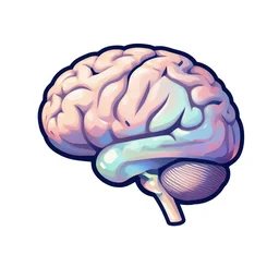 medium - shot iridescent human brain melting, highly detailed, central composition, isometric, bold vector art. by wlop, tooth wu, alena aenami, beeple