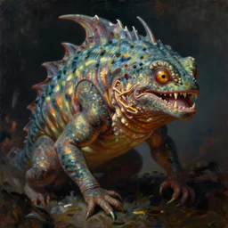 The demogoron portrait, artwrok by Fernand Toussaint