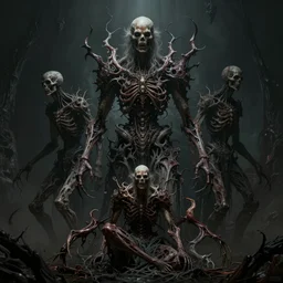 tormented organic undead bodies in hell, scorn themed grim sf biomechanical, intricate artwork masterpiece, ominous, dramatic horror cinematic lighting, volumetric 8 k, elden ring, by zdizslaw beksinski, karol bak, brian froud, trending on cgsociety, octane render, 8 k