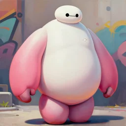greg manchess portrait painting of armored baymax as overwatch character, medium shot, asymmetrical, profile picture, organic painting, sunny day, matte painting, bold shapes, hard edges, street art, trending on artstation, by huang guangjian and gil elvgren and sachin teng