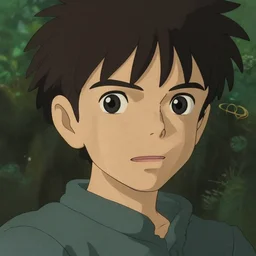 procedural human in the wild, long shot by studio ghibli, inspired by peter gric, epic, huge scale, beautiful fine face features, intricate high details, sharp, ultradetailed