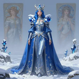 azurite viking warrior, regal, elegant, winter, snow, beautiful, stunning, hd, illustration, epic, d & d, fantasy, intricate, elegant, highly detailed, wide angle, digital painting, artstation, concept art, smooth, sharp focus, illustration, wallpaper, art by artgerm and greg rutkowski and alphonse mucha and jin xiaodi