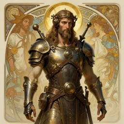 steampunk jesus, highly detailed, digital painting, artstation, concept art, smooth, sharp focus, illustration, art by artgerm and greg rutkowski and alphonse mucha