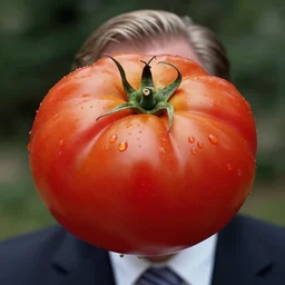 a tomato that looks like nicolas sarkozy
