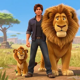 shah rukh khan starring in a pixar animated film about lions
