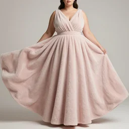 dior couture centric color design, fold layered flutter, heavy fabric full piece, soft fluffy texture, volume flowing folds aesthetic, femme curvy model posing realistic shaded lighting photography, 8 k, sharp focus, romantic undertones,