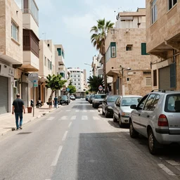 a photo of a street in Tel Aviv in 2022, midday, street photography, critically acclaimed, award winner, natural light