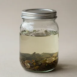 koi pond in a jar