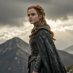 still of emma watson as the mountain in game of thrones