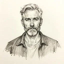 sketch of old dude ( gay )