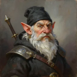 a beautiful portrait painting of an dnd fantasy sorcerer gnome, portrait fantasy art, art by keith parkinson and greg rutkowski and tim hildebrandt