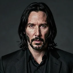 realistic detailed image of a Keanu Reeves  by  Katsuya Terada, gothic, masterpiece
