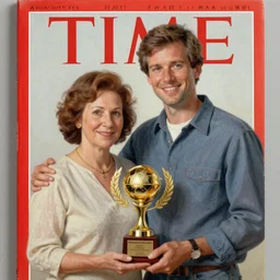 mother, father, painting, cover of time magazine, award winning, 1985