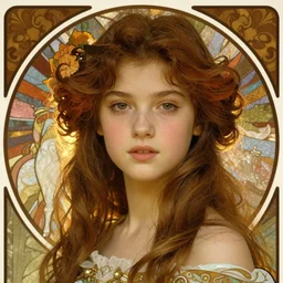 teen goddess, detailed gorgeous face, garce, medium shot, rimming light, alphonse mucha, artgerm lau, greg rutkowski
