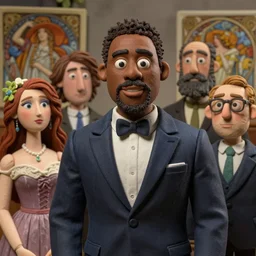portrait of idris elba claymation, by giuseppe arcimboldo and paul barson and annie leibovitz and faith yata and artgerm and alphonse mucha, photorealistic, f 1. 8, soft lightning, high detail, 8 k