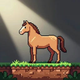 horse sprite, pixel art, nes game
