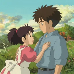 betablock 3 r in the style of studio ghibli