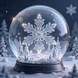 hyperrealistic psychedelic winter wonderland, fractal snowflake, crystalline landscape, snowy cityscape, snowglobe, highly detailed, 8 k high quality octane render, ornamental, glowing lights, sharp focus, greg rutkowski, cinematic