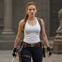 Scarlet Johansson as Lara Croft,