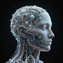lost in the mind of a quantum god head machine surrealism anamorphic illusion