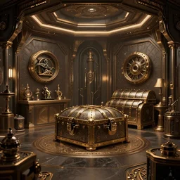 ultra realistic and intricate detailed photograph of the secret treasure room,innovation, rich modern style, artstation, unreal render, depth of field, ambient lighting, award winning, stunning
