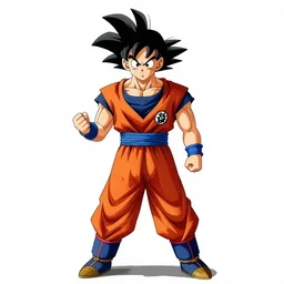 samurai fusionado con Goku,foto realista