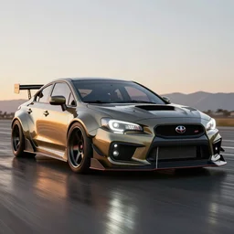 susuki forza 2 1 9 9 3 custom car redesign, wide body, custom bumper, led tech lights, by rob 3 rt design. hdr, 8 k, octane render, volumetric lighting
