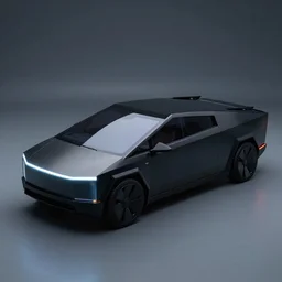 photo of a dark glass and plastic futuristic aerodynamic rectangular box - shaped car with neon lights, studio lighting, spaceship design, hard surfaces