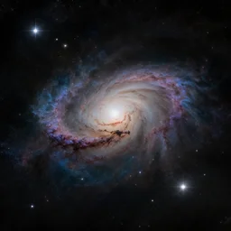 space background with stars, galaxies, nebula, painted by andreas rocha