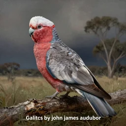 “ painting of australian galah, by john james audubon ”